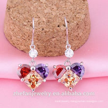 Sale crystal fashion jewelry price of 1 cart diamond earring shopping online